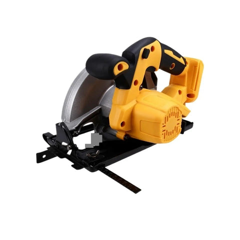 Cordless Circular Saw Electric Panel Cutter That Cuts Plywood and Hardwood Like Butter Compatible With Battery Systems for Flexible Power, close-up view.