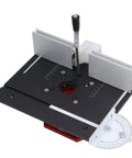 Smooth Operator Router Lift Base With Insert Plate For 65Mm Motors showing adjustable height control and universal mounting features.