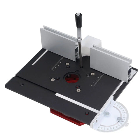 Smooth Operator Router Lift Base With Insert Plate For 65Mm Motors showing adjustable height control and universal mounting features.