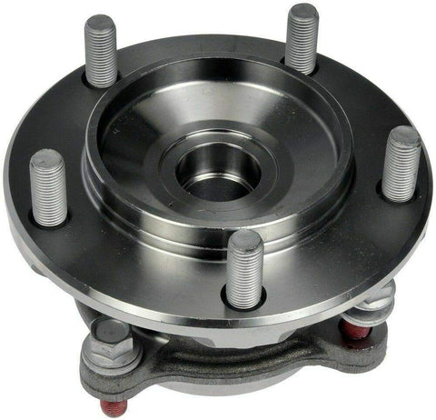 Beefed Up 4 Piece Front And Rear Wheel Bearing And Hub Assembly For 2007 2018 Toyota Tundra 2WD, Aftermarket Replacement - Front View