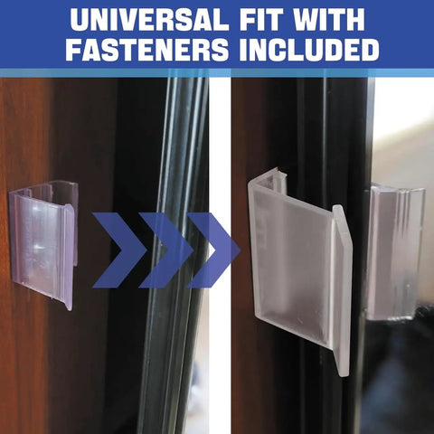 Two Pack RV Sliding Mirrored Door Latch Replacement Hardware For RV Motorhomes And Campers, Universal H527 Fit