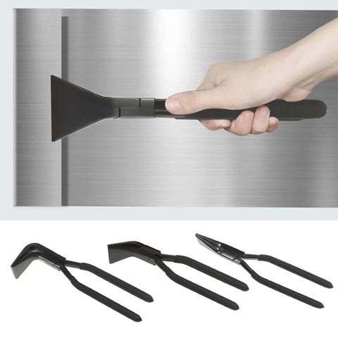 Pro Grade Three Piece Hand Seamer Sheet Metal Tool Set With Straight 45 Degree And 90 Degree Benders, carbon steel pliers