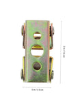 Front view of 1x2 inch clamp from Magnetic V Type Welding Clamp Set 4 Piece Magnetic Fixture for Easy Precise Welds