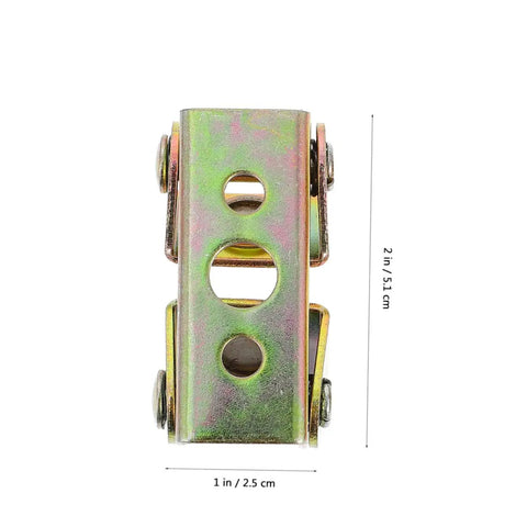 Front view of 1x2 inch clamp from Magnetic V Type Welding Clamp Set 4 Piece Magnetic Fixture for Easy Precise Welds