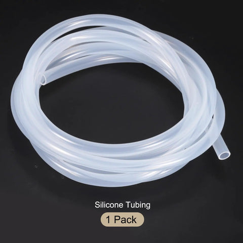 Clear Silicone Tubing 6.6 Ft Long 1/4 Inch ID By 5/16 Inch OD High Temp Flexible Hose Coiled Version