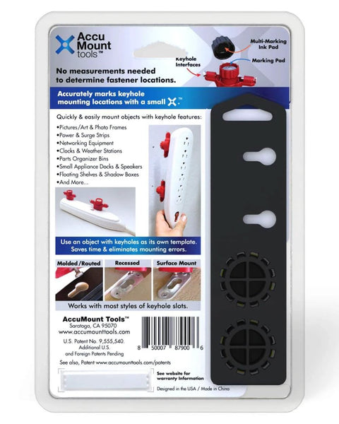 Slot Marking Tool Set For Keyhole Slots And Hangers Without Measuring Or Templates No Guesswork Needed Recessed Marker