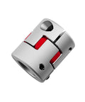 Aluminum Alloy Plum Flexible Shaft Coupling for CNC Servo Motors, Zero Backlash Spider Coupler, 8-16mm bore, 30mm diameter, 35mm length