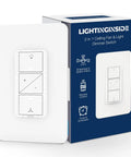 2 In 1 Ceiling Fan Control And Light Dimmer Switch With 2.4G WiFi Works With Alexa Google Assistant And Smart Life