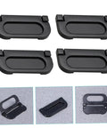 Black Aluminum Flush Pull Ring Handles For Drawers And Cabinets Hidden Door Latch Modern Rustic Farmhouse Style Upgrade