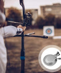 Six Pack Beefy Heavy Duty Metal Reset Target Set For Air Rifles Pellet Guns BB Guns Slingshots And Practice Durable Steel Targets shown