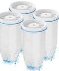 Heavy Duty Replacement Water Filter For Pitchers And Dispensers With Multi Stage Filtration Reducing Lead Chromium PFOA PFOS And TDS 4 Pack