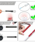 Marine Grade Heat Shrink Tubing Kit With Adhesive Lined Waterproof 280 Piece Assortment showing easy use and quick shrink.