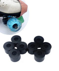 Quad Roller Skating 85A Cushion Set for PowerDyne Reactor Trucks Universal Fit Black cushions and skate show detail