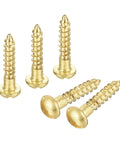 Copper Self Tapping Wood Screws M2 10mm Slotted Round Head For DIY Woodworking And Home Improvement Projects