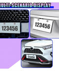Fresh Bling Car License Plate Screws And Caps Kit Featuring Slick Anti Theft Bolts For Every Ride Premium White Rhinestone Hardware shown on various vehicles.