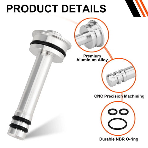 Direct Fit Transmission Cooler Bypass Kit For GM 6L80/90 And 8L90, CNC Machined Aluminum With Buna O-Rings, product details
