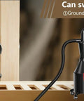 Two In One Dust Cyclone Vacuum Cleaner With Wall Mount Or Castor Wheels Space Saving Workshop Dust Collector in use
