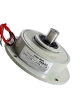PMB-0.5 miniature magnetic powder brake, 24V DC, circular metal housing with red wires