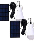 Solar Powered Portable LED Lanterns Pack Of 2 With Built In Solar Panel And USB Charging For Camping Tent Fishing And Emergency Light 350 Lumens Each Energy Saving Weatherproof Easy To Use