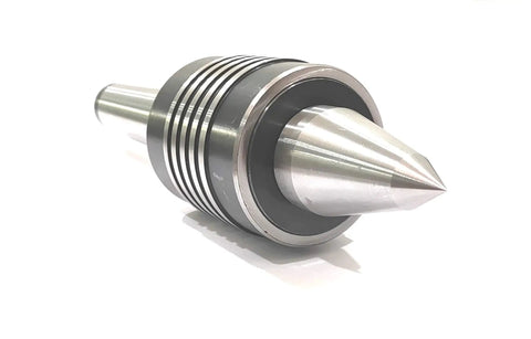 Heavy Duty MT4 Live Revolving Center With Triple Bearing Core Delivers Butter Smooth Spin And Dead Flat Accuracy For Tough Turn Mill Projects Using Precision Steel Runout Tolerance