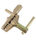 Pro Industrial Heavy Duty 600A Brass Welding Ground Earth Cable Clamp With All Copper Build, Screw Connection For Serious Pros Who Need Solid Performance And Zero Failing On The Job Site close-up view.