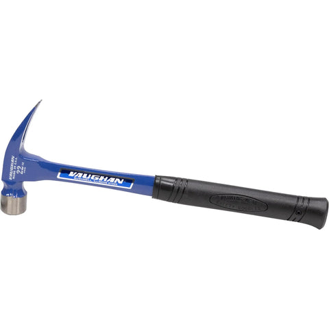 Beefy Heavy Duty Steel Eagle Curved Claw Hammer With Shock Block For Tough Framing 20 Oz Rust Resistant Powder Coat Finish Made In The USA