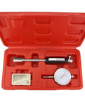Digital Caliper, Dial Indicator Inner Diameter Gauge Measuring Rod Tool Set in red case showing various measuring tools.