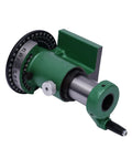 Rock Solid One Eighth Inch 5C Collet Indexing Spin Jig For Drill Milling Lathe Tasks, heavy-duty green cast steel with dial.