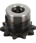 Top Tier 10 Tooth Heavy Duty Metal Sprocket For Motor Gear Machine Industrial Drive Single Bore Steel Chain Transmission Part with visible teeth and bore.
