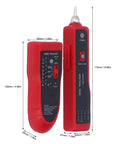 Wire Tracer Receiver Kit And Network Cable Tester Line Finder for Pro Grade Telephone Line Maintenance, units with dimensions