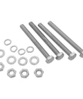 Four Sets M10x10mm Hex Cap Screws Kit With Lock Nuts And Flat Washers Fully Threaded Stainless Steel Bolts For Repair Projects High Strength And Corrosion Resistant With Vibration Protection, bolts and washers