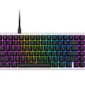 Legit Snug Compact Mini TkL Wired Mechanical Gaming Keyboard Built For Rapid Gameplay with vivid RGB lighting on full keys.