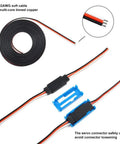 55 Sets Servo Plug Male And Female Connectors With Crimp Pins Cable Kit 22AWG wiring