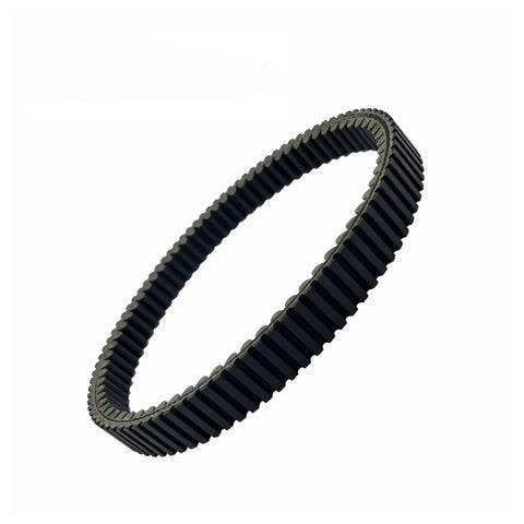 Heavy Duty Double Sided V Drive Belt For Dayang DY350 DY300 DY250 Motorbike Transmission With Oil Heat Resistance and Super High Mileage Smooth Power Delivery, circular view.