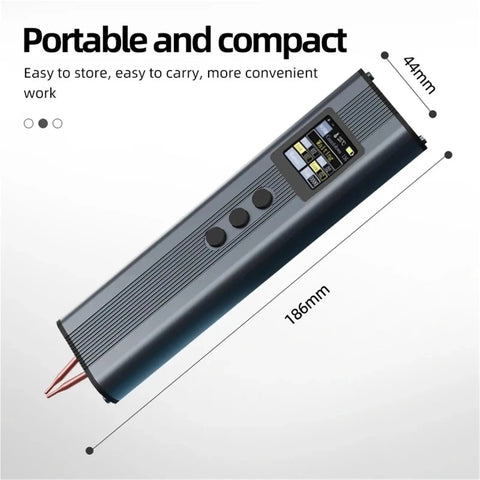 Portable Handheld Digital Spot Welder With Multi Level Power Adjustment And Dual Pulse For Nickel Strip Welding Pro Grade