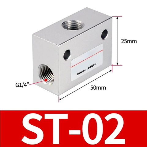 Built Damn Tough Pneumatic Shuttle Valve Flow Control Solenoid 3/2 Way Normally Open 24V Dc 120V Ac Stainless Steel Ip65 Air And Water Control Rig For Seamless Industrial Setup And Reliable Performance