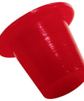 Caplugs T-4 T Series red plastic tapered cap plug for SAE fittings
