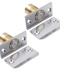 Adjustable Ball Magnetic Door Catch With Stainless Steel And Brass Top Mount Latch Hardware For Closet Pantry 2 Pack