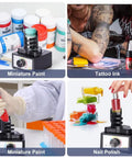 Vortex Mixer For DIY Projects And Lab Use Hands Free Paint Shaker 300 To 2400 RPM mixing various liquids in lab and salon