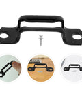 100 Piece Concealed Furniture Fasteners For Floating Shelves And Bookcases Featuring Cold Rolled Steel And Tough Plastic Clips, showing steel snap clip.