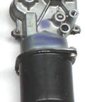 Solid Front Windshield Wiper Motor Remanufactured To Oem Specs Loaded With Fresh Bearings And Brushes Built Damn Tough For Your Rig Straight Plug N Play Heavy Duty Replacement Part Guaranteed showing motor assembly with black casing and metal components.