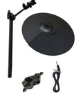 10 Inch Single Zone Cymbal with 13 Inch Arm Clamp Bundle and Silverline Audio 10ft Cable for Nitro Pro Kit