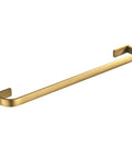 Slick Brushed Bronze Towel Bar Rail Wall Mount, Single Layer Brass Antique Holder, 57 Cm 22.44 In Bathroom Towel Rack