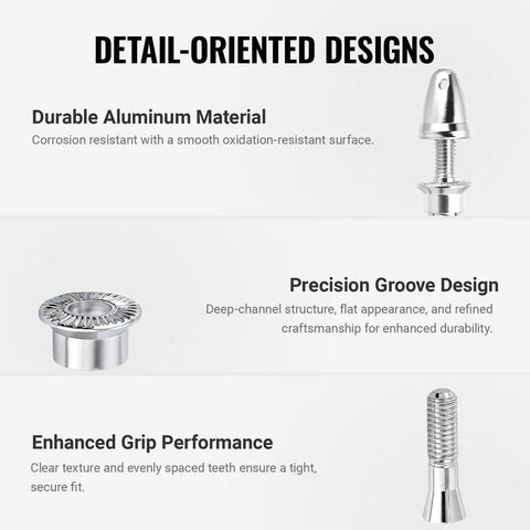 Detailed designs of Six Pack RC Propeller Adapters 4mm Shaft to 6mm Output Aluminum Spinner Prop Saver for brushless motors