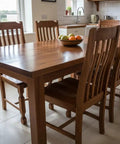 Top Notch Rustic Walnut Reactive Wood Stain Delivers Hella Fast Drying Coverage Throughout Indoor Furniture Outdoor Decking with dining table and chairs.
