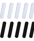 Hat Size Reducer Tape 20 Pack Self Adhesive Foam Strips For Hats And Caps Adjustable Fit By About 0.4 Inches In Black And White Colors