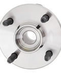 Top view of Pontiac G5 Front Wheel Hub Assembly Driver Or Passenger Side 4 Stud Ball Bearing 33 Spline 4 By 3.94 In Bolt Pattern