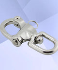 Heavy Hitter 316 Stainless Steel Swivel Snap Shackle With Large Bail And Quick Release Eye Hook for Marine Rigging