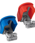 2 Pack Battery Terminals Clamps With Plastic Covers Brass Tinned Terminal Connectors For Car And Van Positive And Negative Quick Release Clips