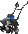 Powerful 16 Inch Corded Garden Tiller Cultivator With A Thirteen Point Five Amp Motor 6 Steel Tines Adjustable Wheels